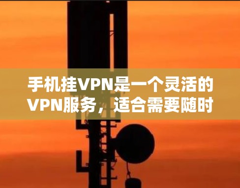 手机挂VPN是一个灵活的VPN服务，适合需要随时在线访问外部网络的用户。以下是详细的使用步骤和注意事项