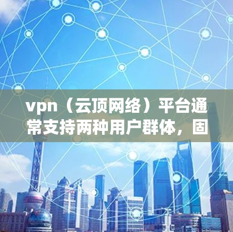 vpn（云顶网络）平台通常支持两种用户群体，固定端用户和非固定端用户。以下是对这两种用户群体的基本信息