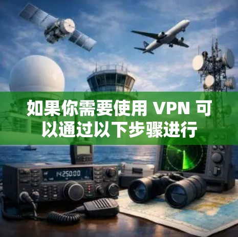 如果你需要使用 VPN 可以通过以下步骤进行