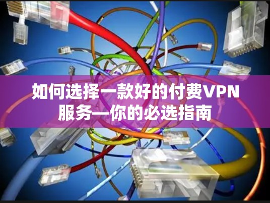如何选择一款好的付费VPN服务—你的必选指南