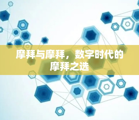 摩拜与摩拜，数字时代的摩拜之选