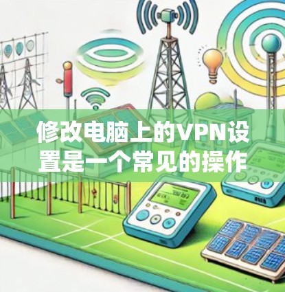 修改电脑上的VPN设置是一个常见的操作,旨在解决网络问题并保护隐私。以下是一个详细且系统化的指南,帮助您完成这一任务 修改电脑上的VPN设置是一个常见的操作,旨在解决网络问题并保护隐私。以下是一个详细且系统化的指南,帮助您完成这一任务