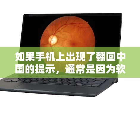 如果手机上出现了翻回中国的提示，通常是因为软件正在更新或检测到某些安全漏洞。以下是一些可能的原因和解决方案