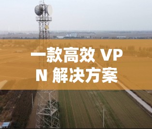 一款高效 VPN 解决方案 一款高效 VPN 解决方案
