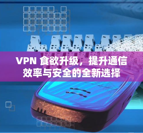 VPN 食欲升级，提升通信效率与安全的全新选择