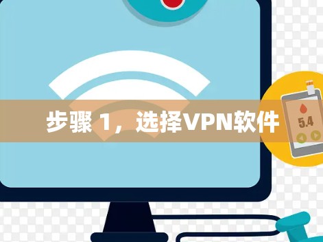 步骤 1,选择VPN软件 步骤 1,选择VPN软件