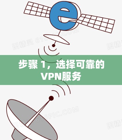 步骤 1,选择可靠的VPN服务 步骤 1,选择可靠的VPN服务