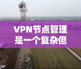VPN节点管理是一个复杂但重要的过程，涉及配置、测试和维护等环节。以下是对VPN节点管理的详细步骤