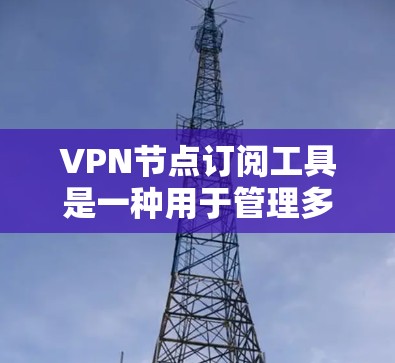 VPN节点订阅工具是一种用于管理多个VPN网络的软件，旨在保护用户和网络的安全。以下是使用该工具的步骤和注意事项