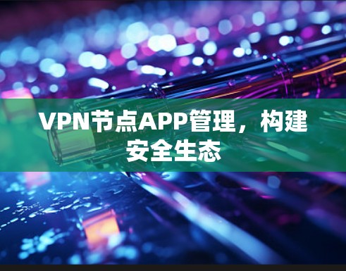 VPN节点APP管理，构建安全生态