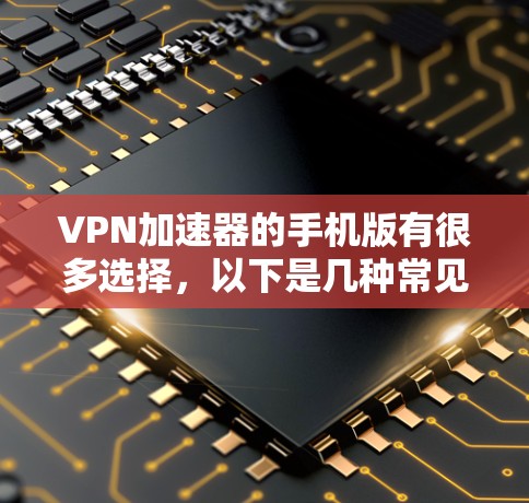 VPN加速器的手机版有很多选择，以下是几种常见的VPN加速器及其特点