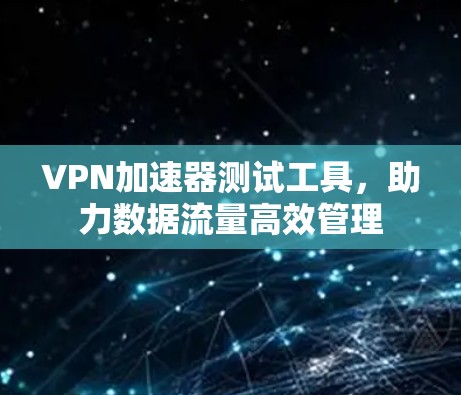 VPN加速器测试工具，助力数据流量高效管理