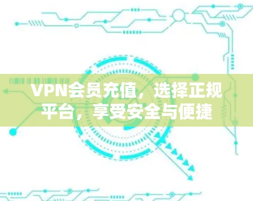 VPN会员充值，选择正规平台，享受安全与便捷