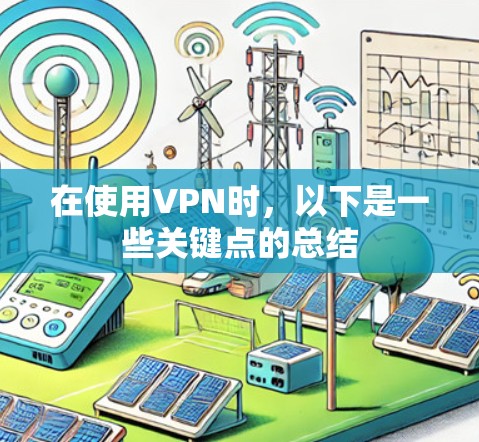在使用VPN时，以下是一些关键点的总结
