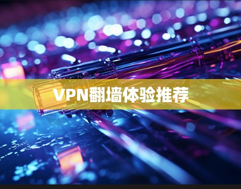 VPN翻墙体验推荐