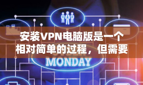 安装VPN电脑版是一个相对简单的过程，但需要仔细处理每一步以确保安全和正确性。以下是一个详细的步骤指南