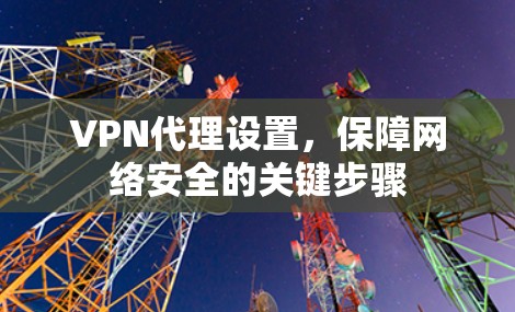VPN代理设置,保障网络安全的关键步骤 VPN代理设置,保障网络安全的关键步骤