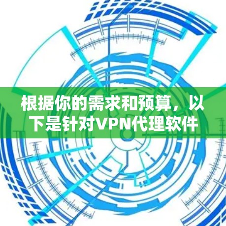 根据你的需求和预算，以下是针对VPN代理软件的选择建议