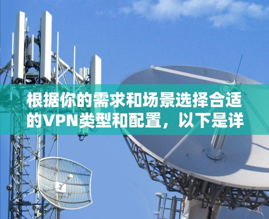根据你的需求和场景选择合适的VPN类型和配置，以下是详细的建议