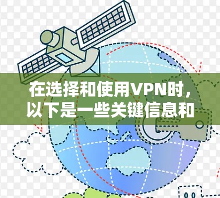 在选择和使用VPN时，以下是一些关键信息和步骤，帮助您更好地保护您的网络和数据