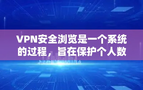 VPN安全浏览是一个系统的过程，旨在保护个人数据，如密码和个人信息。以下是对VPN安全浏览的详细步骤和建议