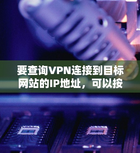 要查询VPN连接到目标网站的IP地址，可以按照以下步骤操作
