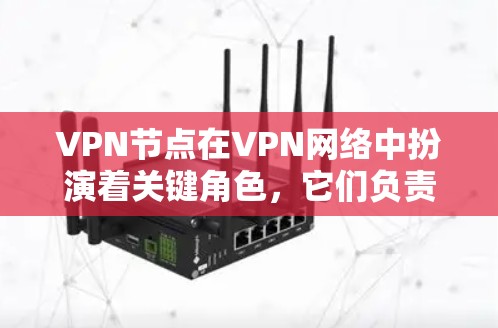 VPN节点在VPN网络中扮演着关键角色，它们负责将用户的数据从用户终端设备传输到VPN服务器。以下是关于VPN节点的详细信息