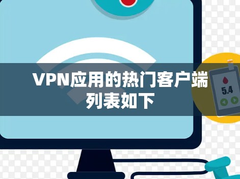 VPN应用的热门客户端列表如下