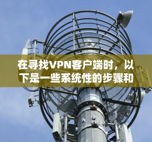 在寻找VPN客户端时，以下是一些系统性的步骤和建议