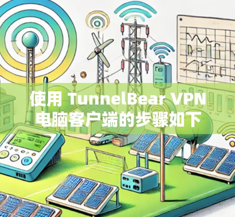 使用 TunnelBear VPN电脑客户端的步骤如下