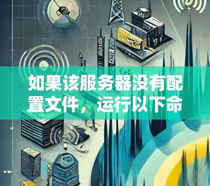 如果该服务器没有配置文件，运行以下命令创建它