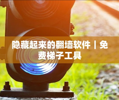 隐藏起来的翻墙软件|免费梯子工具