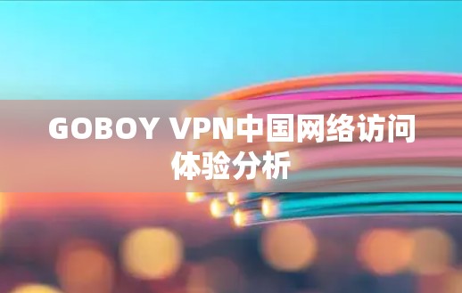 GOBOY VPN中国网络访问体验分析
