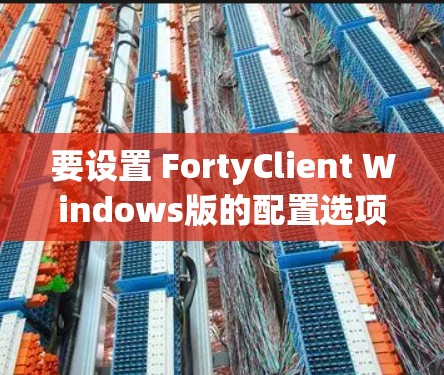 要设置 FortyClient Windows版的配置选项，可以按照以下步骤操作