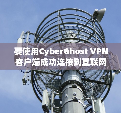 要使用CyberGhost VPN客户端成功连接到互联网，可以按照以下步骤进行